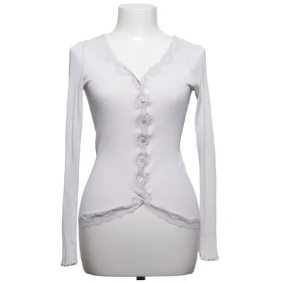 Kofta (Beige, Vit) från Rosemunde Copenhagen Bomull, Elastan, Polyamid, Silke