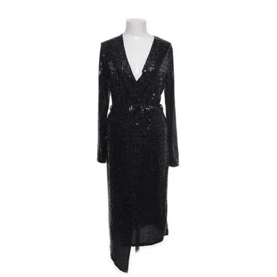 Avondjurk (Zwart, Zilver) van Gina Tricot Elastaan, Metallvezel, Polyamide