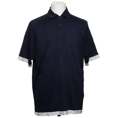 Poloshirt (Blauw, Wit) van Boss Katoen