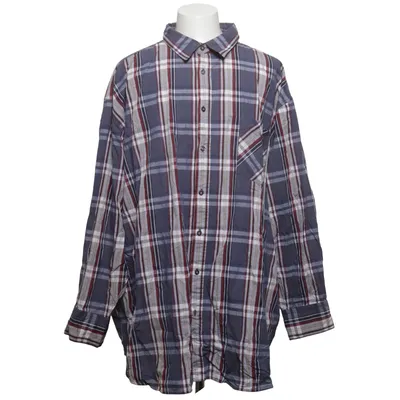 Chemise (Bleu, Multicolore) de Big Fashion Coton