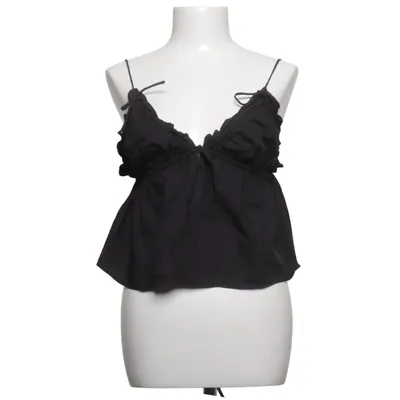 Crop top (Noir) de Zara Coton
