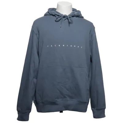 Huvtröja (Blå) från Jack & Jones Ekologisk bomull, Återvunnen polyester