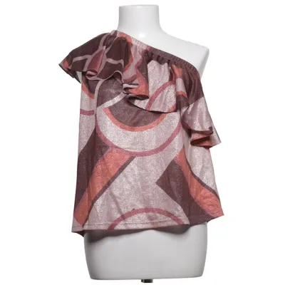 Haut (Speed Oneshouler Top) de Second Female Élasthane, Fibre métallique, Polyester