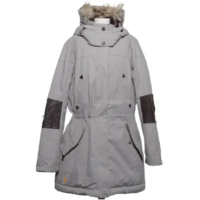 Parka (Gray, Brown) from Lolë Acrylic, Down, Feather, Nylon, Polyester, Polyurethane