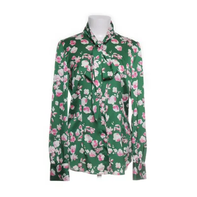 Pussy bow blouse (Green, Multicolored) from Hawes & Curtis Elastane, Polyester