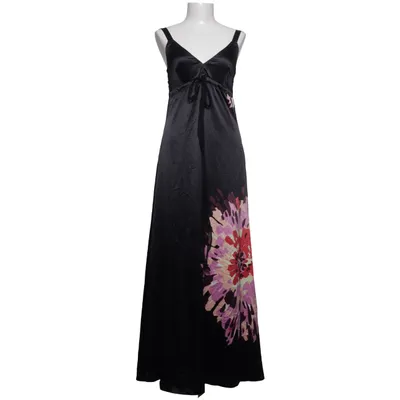 Maxi dress (Black, Multicolored) from Ana Alcazar Elastane, Polyester