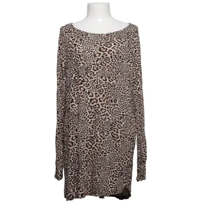 Jurk (Beige, Zwart) van Gina Tricot Elastaan, Viscose