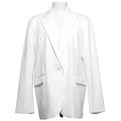 Blazer (Blanc) de Angelica Blick x NA-KD Élasthane, Polyester, Viscose