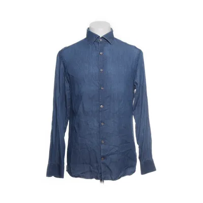 Denim blouse (Blauw) van Charles Tyrwhitt Katoen