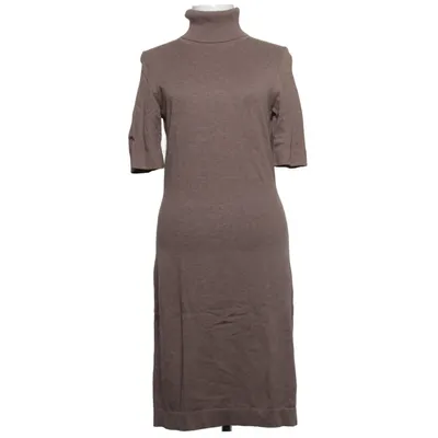 Jurk met col (Beige) van Oui Moments Katoen, Polyamide