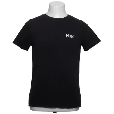 T-shirt (Noir) de Huel Coton, Élasthane