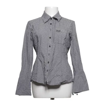 Shirt (Zwart, Wit) van Fransa Katoen, Elastaan