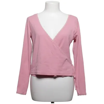 Slå-om top (Pink) fra Monki Bomuld, Elastan
