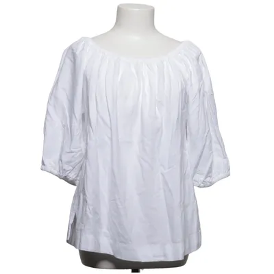 Bluse (Hvid) fra Marks & Spencer Linned, Viscose