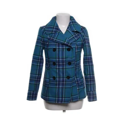 Coat (Blue, Green, Multicolored) from Old Navy Acrylic, Polyester