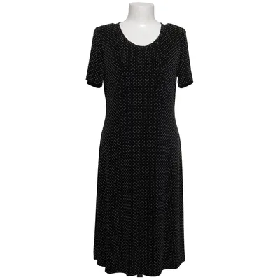 Robe (Noir, Blanc) de Dressbarn Acétate, Élasthane