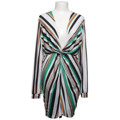 Dress (Twist Slit Print Dress) from NLY One Elastane, Polyester