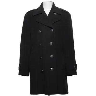 Coat (Gray) from Mari Philippe Cashmere, Polyamide, Polyester, Wool