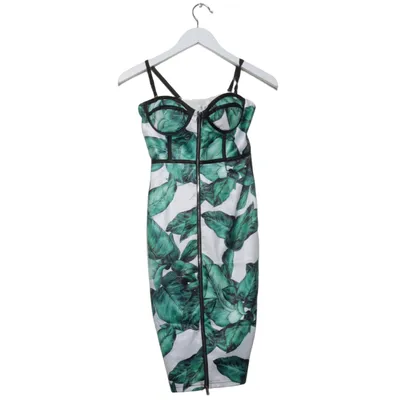 Jurk (Groen, Wit, Zwart) van Rare London Polyester