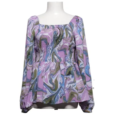 Peplum top (Purple, Blue, Green) from Liberte