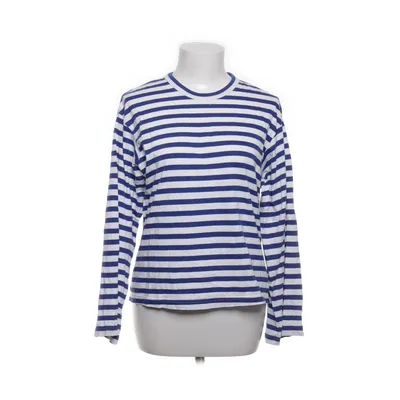 Långärmad t-shirt (Blå, Vit) från Arket Bomull