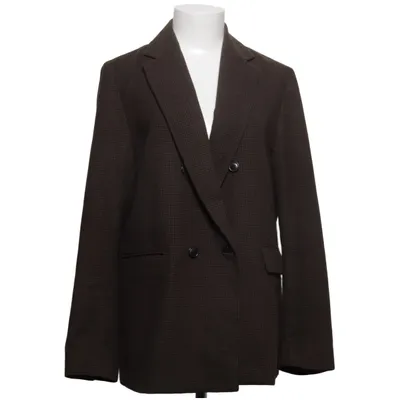Kavaj (Brun) från Uniqlo Polyamid, Polyester, Ull