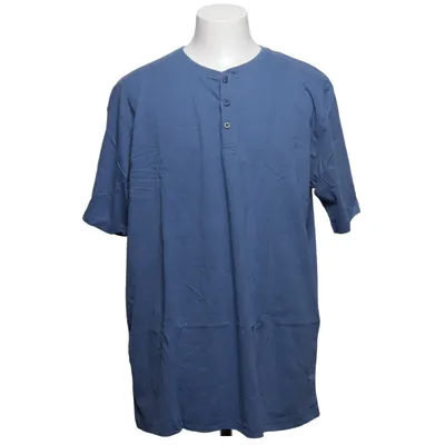 Henley T-shirt (Blå) fra Redmond Bomuld