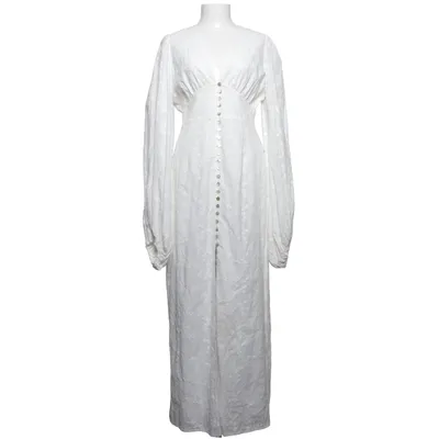 Robe longue (Blanc) de Adoore Coton