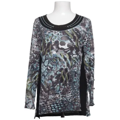 Long sleeve T-shirt (Black, Blue, Multicolored) from Lea H. Elastane, Viscose