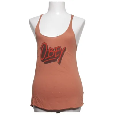 Tank Top (Brown) from Obey Propaganda Cotton, Polyester, Viscose