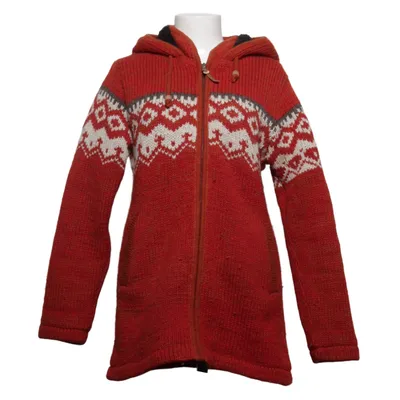 Capuchon sweater (Bruin, Wit) van Nepalaya Polyester, Wol