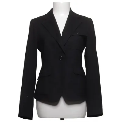 Blazer (Zwart) van DKNY Kasjmier, Elastaan, Polyester, Wol