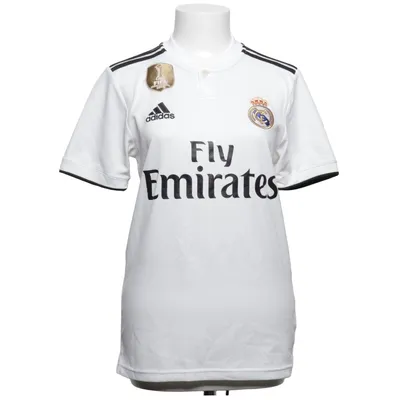 Fodboldtrøje (Hvid, Sort) fra Adidas Genanvendt polyester