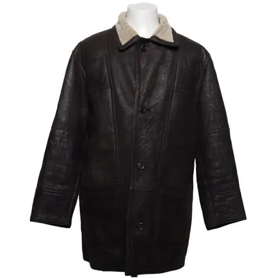 Shearlingjakke (Brun, Beige) fra Paolo Negrato