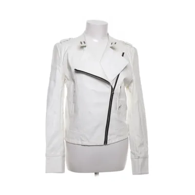 Bikerjack (Wit) van Adore Katoen, Polyester