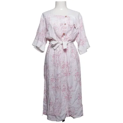 Jurk (Roze, Wit) van Moda