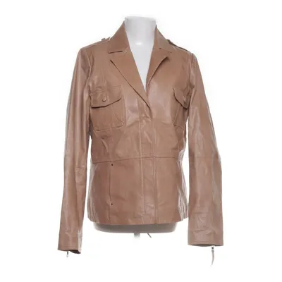 Läderjacka (Beige) från Milla Polyester