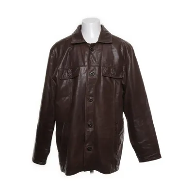 Läderjacka (Brun) från Molltan Skinn, Polyester