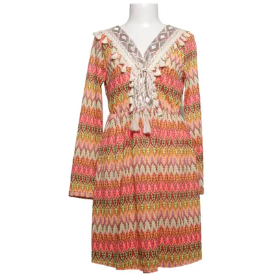 Jurk (Roze, Oranje, Meerkleurig) van Azara Metallvezel, Polyester