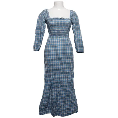 Klänning (Blå, Vit, Svart) från Ganni Ekologisk bomull, Polyamid, Återvunnen polyester