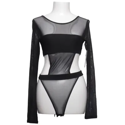 Body (Zwart) van Out from Under Elastaan, Polyamide, Polyester