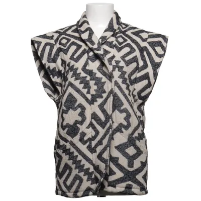 Vest (C-REB/ AZTEC GILET) from Costes Rebel Cotton