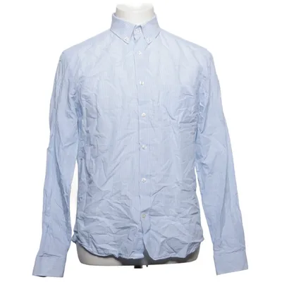 Shirt (Blue, White) from Reiss Cotton, Linen
