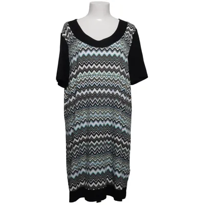 Kleid (Schwarz, Mehrfarbig) von Gina Laura Collection Elasthan, Viskose