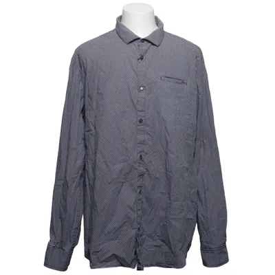 Shirt (Blue, White) from No Excess Cotton, Elastane