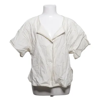 Chemise à manches courtes (Blanc) de Ischiko Coton, Fibre métallique, Polyester