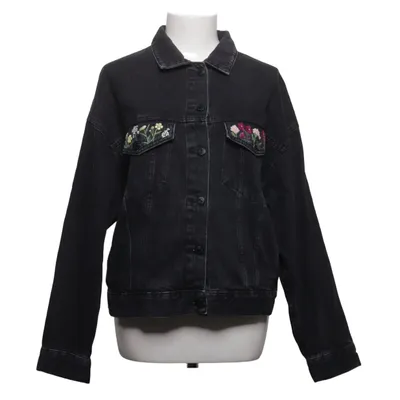 Jeansjacka (Svart, Flerfärgad) från Pull & Bear Bomull