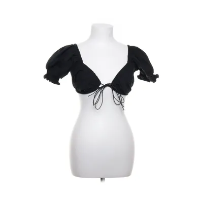 Crop top (Zwart) van Chiquelle Katoen
