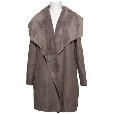 Veste en peau de mouton retournée (Gris) de Alfredo Pauly Polyester