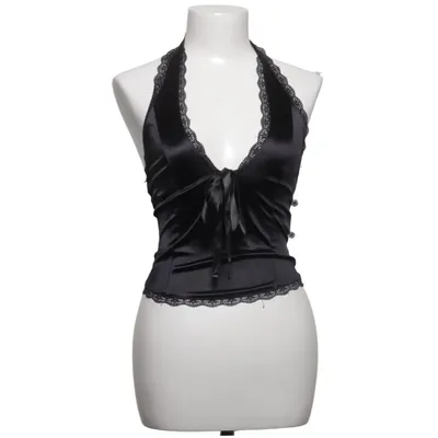 Haltertop (Zwart) van Kimchi Blue Elastaan, Polyester